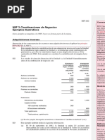 NIIF 3 Ejemplos Ilustrativos