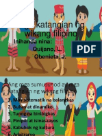 Mga Katangian N