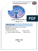 Ley de Ohm Fisica III