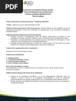 Plan de Trabajo Responsabilidad Social