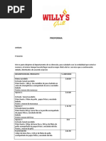 Proforma Willys 10 1