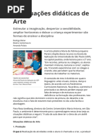 As Situações Didáticas de Arte