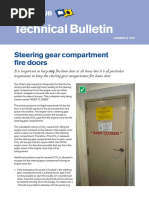 Technical Bulletin: Steering Gear Compartment Fire Doors