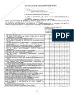 Cuestionario de Evaluacion Del Funcionamiento Familiar (Eff)