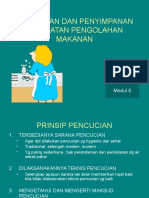 11 Pencucian Dan Penyimpanan Peralatan Pengolahan Makanan