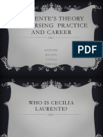 Laurente's Theory of Nursing Practice and Career