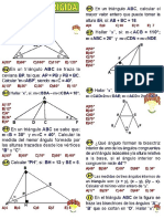 Angulos Formado Por Lineas Notables en Los Triangulos