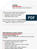 Database Security: Chapter 24 - Section 24.1, 24.2 & 24.3