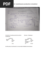 Overall Flowsheet Simulation Benzene Cyclohexane TW6