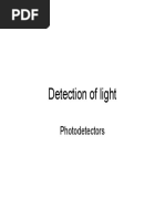 Detection of Light: Photodetectors