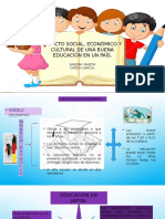 Impacto Social, Económico y Cultural Educacion.