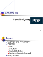 Cap Budgeting