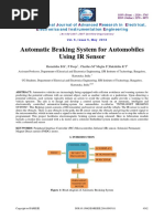 Automatic Braking System For Automobiles Using IR Sensor: I J A R E E I E