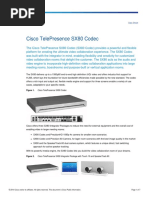 Figure 1. Cisco Telepresence Sx80 Codec