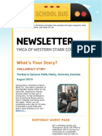 August 2019 Newsletter