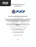 Romero Romero Yuri Desnaturalización Autotutela Administrativa en Ley de Procedimientos de Ejecucion Coactiva