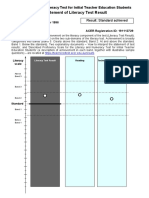 Literacy and Numeracy Test
