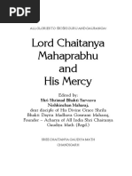 Mahaprabhu and His Mercy