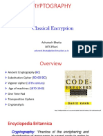 Classical Encryption Techniques