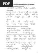 Ejercicios de Repaso 4º Académicas PDF