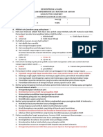 Soal Ujian PKN MA Kls XI