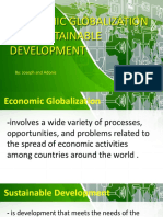 Economic Globalization and Sustainability Development