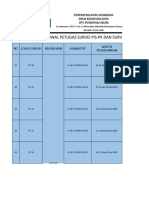 Jadwal Petugas PIS-PK