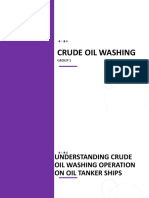 Crude Oil Washing: Group 1