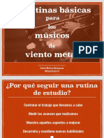 Trompeta - 10 Rutinas Básicas V. Metal - DavidMuñoz PDF