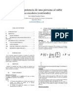 Calculo de Potencia Que Proporciona Una Hamburguesa