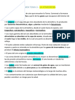 Biología y Geología TEMA 3 ATMOSFERA