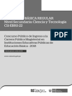 C11-EBRS-22 EBR Secundaria Ciencia y Tecnología PDF