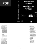 Estudio de La Constitucion Politica de 1993. Tomo I. Marcial Rubio Correa (1999)