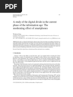 A Study of The Digital Divide in The Current Phase of The Information Age: The Moderating Effect of Smartphones