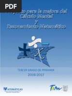 Cuaderno de Cálculo Mental 3