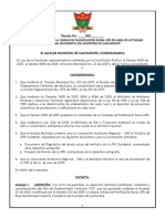 Decreto No 065 de 2.009 - Upr Occidental