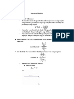 Elasticity of Demand and Supply