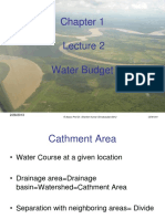 Water Budget - Lecture 1b PDF