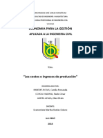 Economia para La Gestion-Costos e Ingresos de Produccion