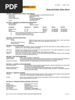 Material Safety Data Sheet: Specialty Adhesive