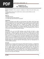 Assignment No - 01 Title: Shell Programming: Software Laboratory - Ii