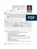 Mr. Harshal Dattatraya Chaudhari.: Career Objective