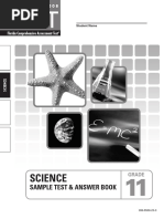 Science: Sample Test & Answer Book