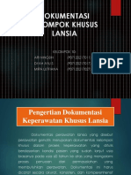 Dokumentasi Kelompok Khusus Lansia