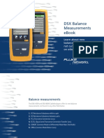 Fluke - Comprobacion Cableado DSX Balance Mesurements 7002840-A-En PDF