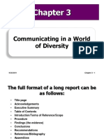 Communicating in A World of Diversity