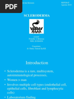 Scleroderma: Bagian Ilmu Kesehatan Kulit Dan Kelamin Fakultas Kedokteran Universitas Pattimura Referat Agustus 2019