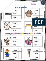 Fichas para Trabajar Las Sílabas - Parte1 PDF