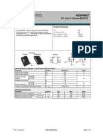 General Description Product Summary: 30V Dual P-Channel MOSFET