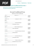 Second Conditional Exercise 1